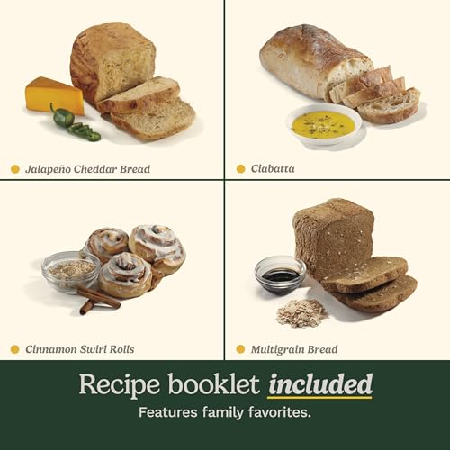 2LB Stainless Steel Bread Maker Machine with 12 Programs