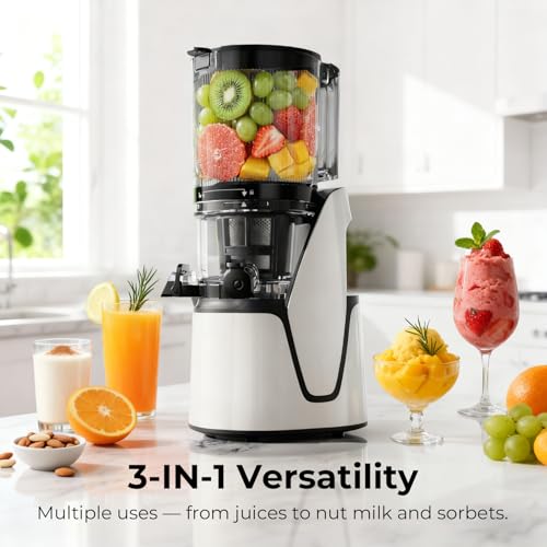 3 in 1 Cold Press Juicer Slow Masticating Juicer