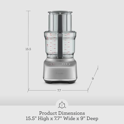 9 Cup Food Processor Brushed Stainless Steel