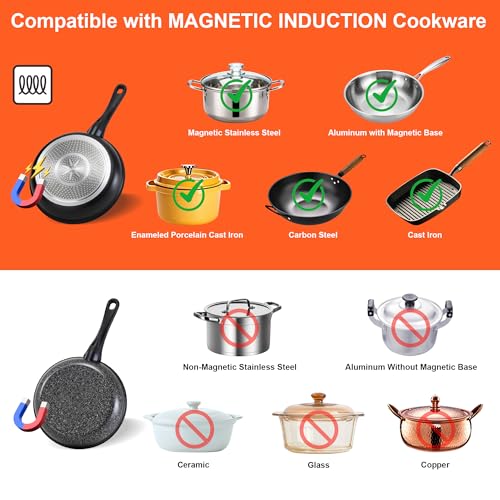1800W Stainless Steel Induction Cooktop Single Burner