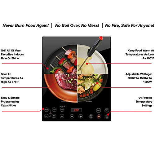 Portable Induction Cooktop Digital Countertop Burner