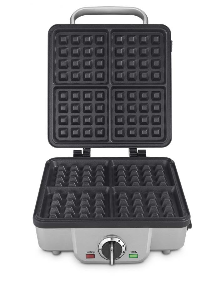 Belgian Waffle Maker with Pancake Plates and Browning Control