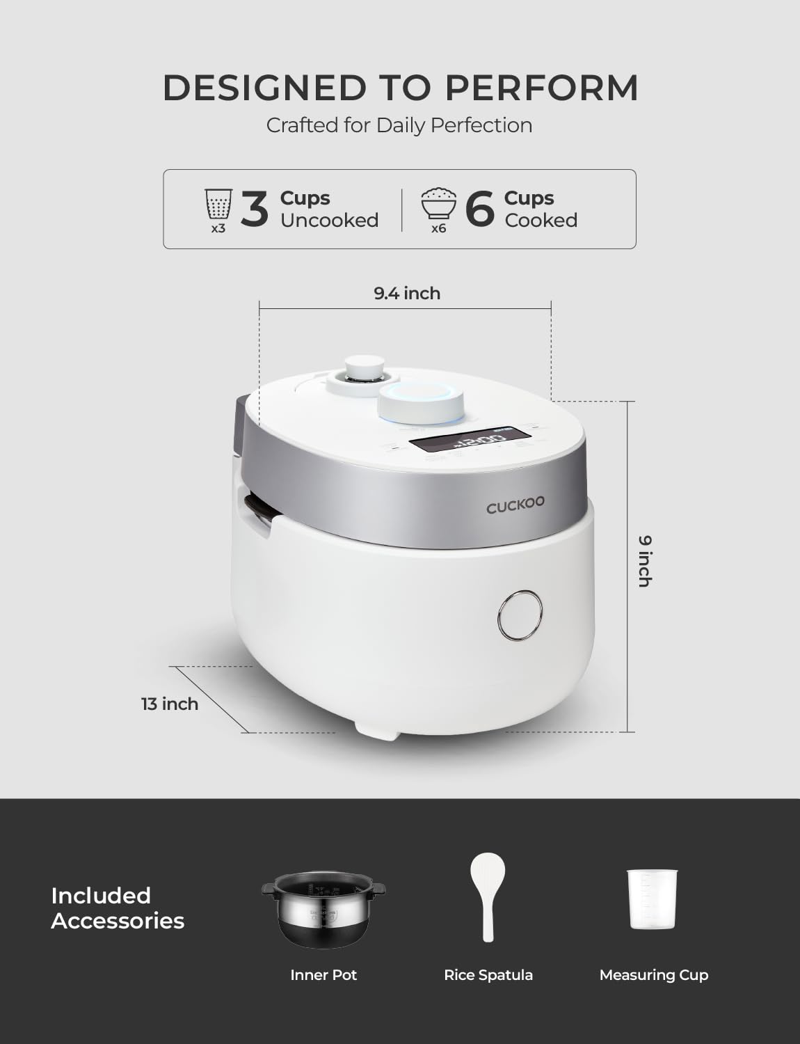 Twin Pressure Induction Heating Rice Cooker and Warmer