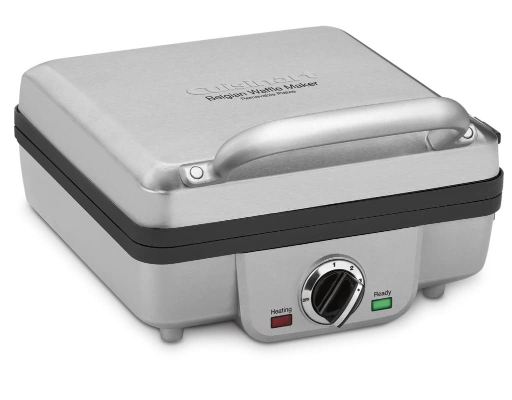 Belgian Waffle Maker with Pancake Plates and Browning Control