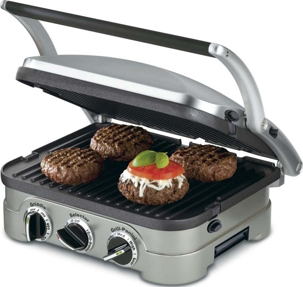 Indoor Electric Grill Panini Press and Sandwich Maker