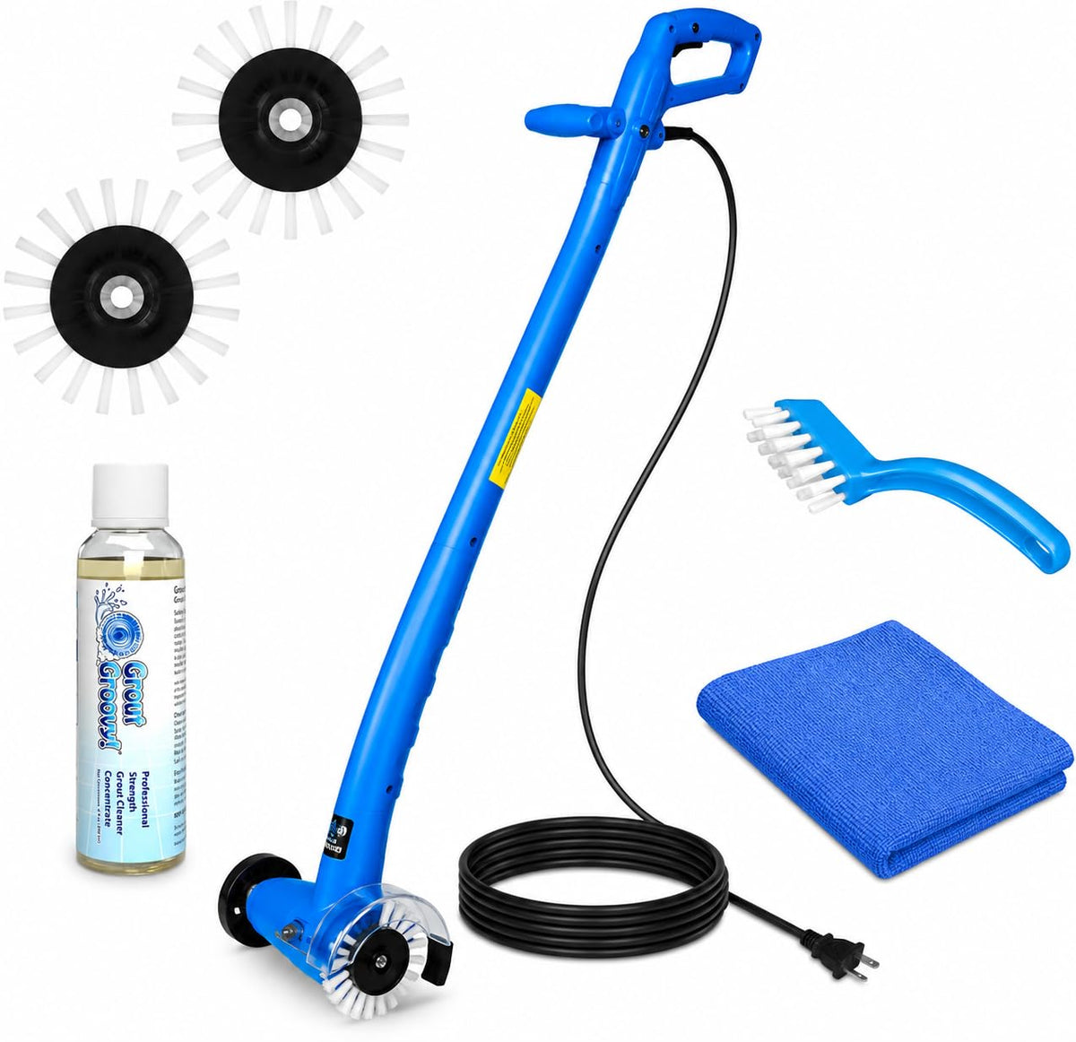 Compact Floor Scrubber for Tile and Grout Cleaning