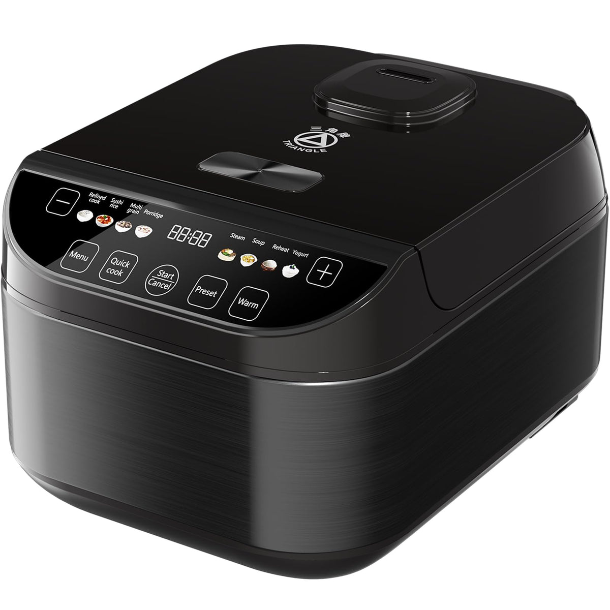 6 Cup Smart Rice Cooker with Fuzzy Logic and One Touch Cooking