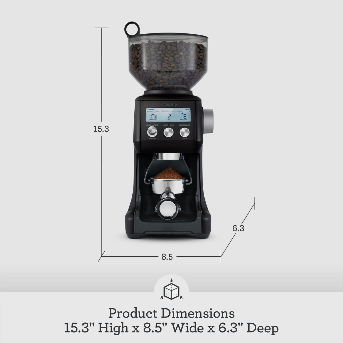 Smart Coffee Bean Grinder with Precision Grind Settings