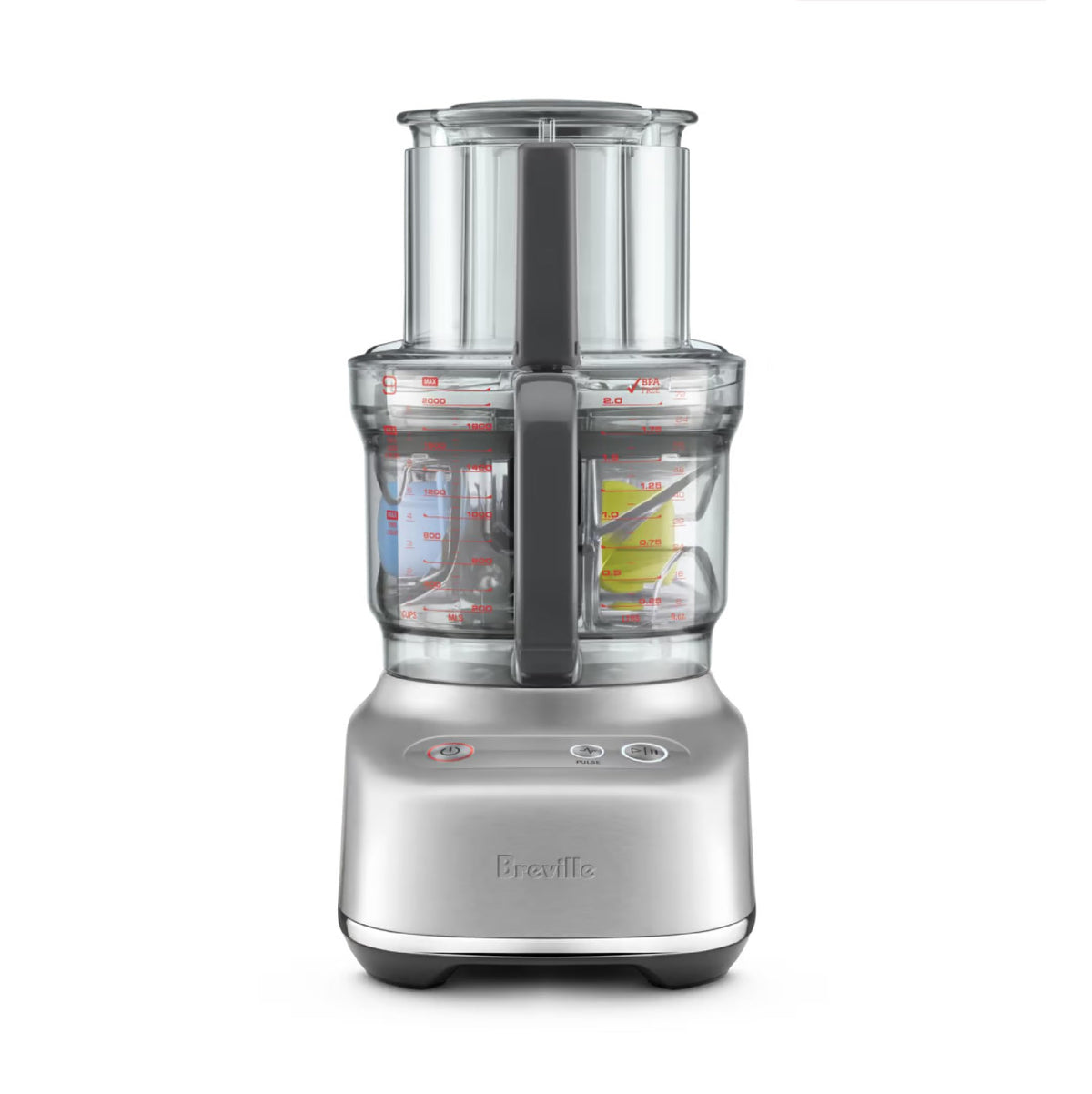 9 Cup Food Processor Brushed Stainless Steel