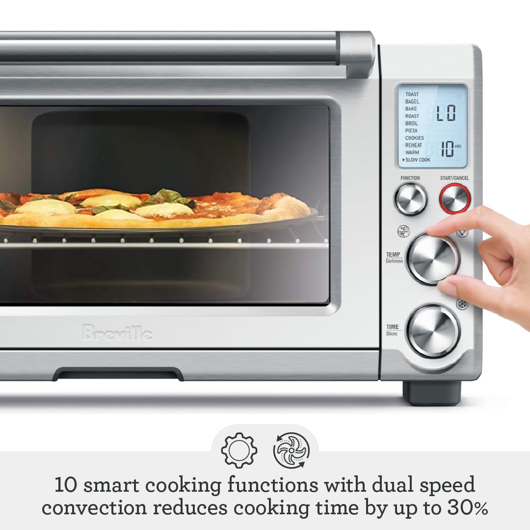 Smart Countertop Oven Stainless Steel Air Fryer Toaster Oven