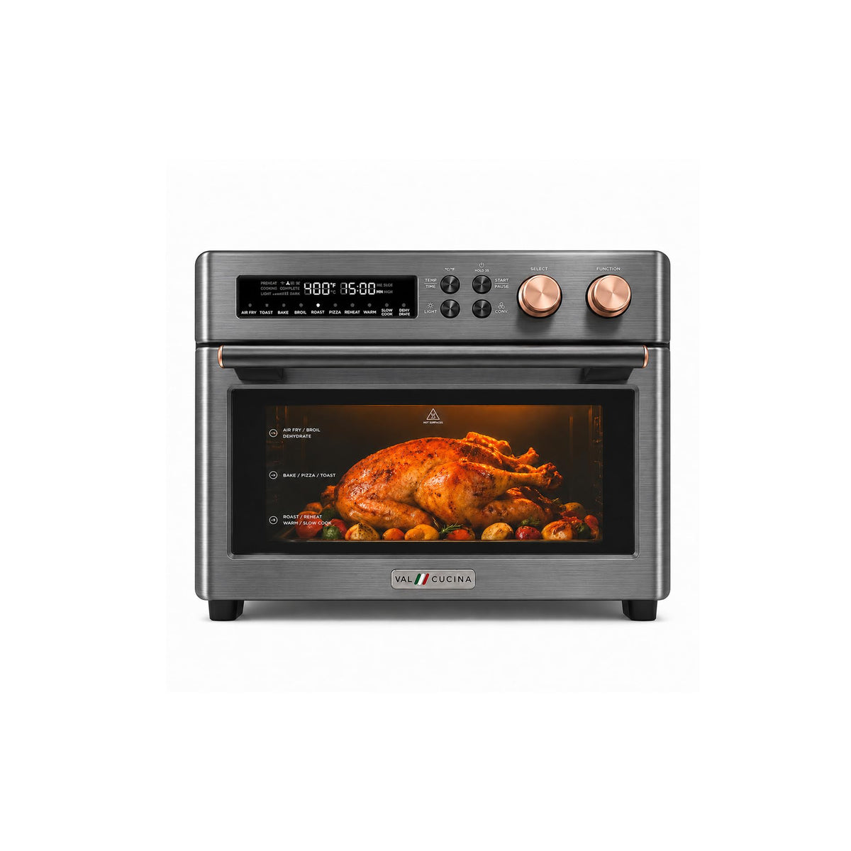 Retro Infrared Air Fryer Toaster Oven 10 in 1 Extra Large