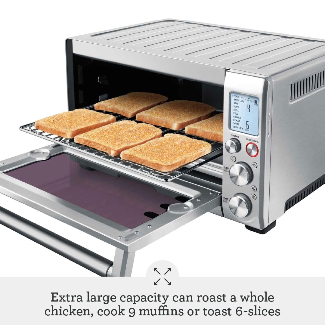 Smart Countertop Oven Stainless Steel Air Fryer Toaster Oven