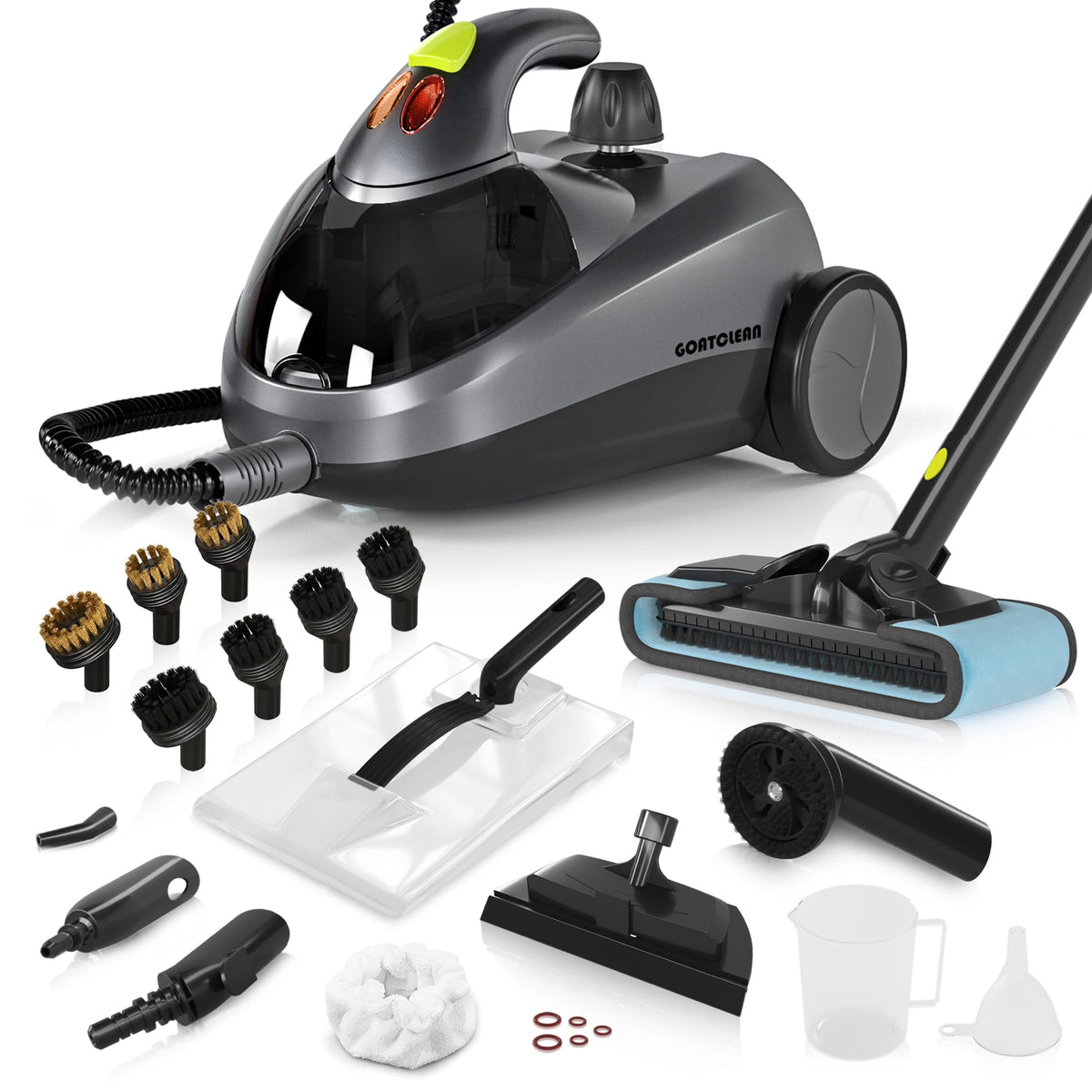 1500W Heavy Duty Multipurpose Steam Cleaner with Accessories