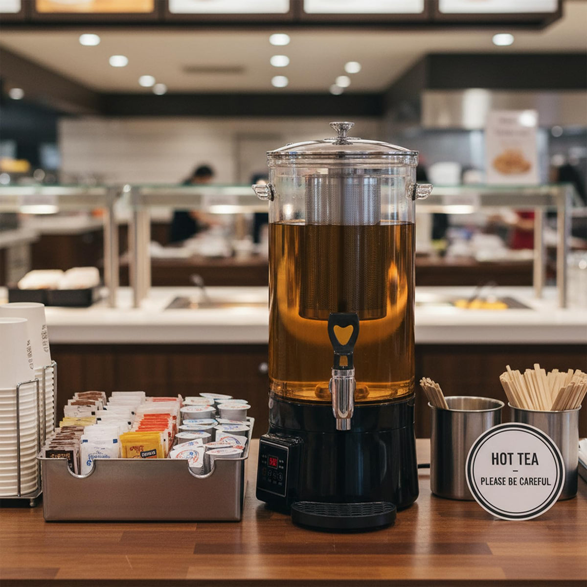 Electric Tea Maker with Hot Water Dispenser