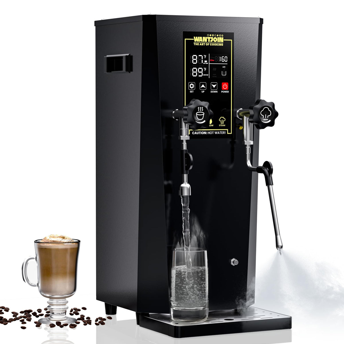 Commercial Electric Milk Frother and Steamer for Coffee Shops