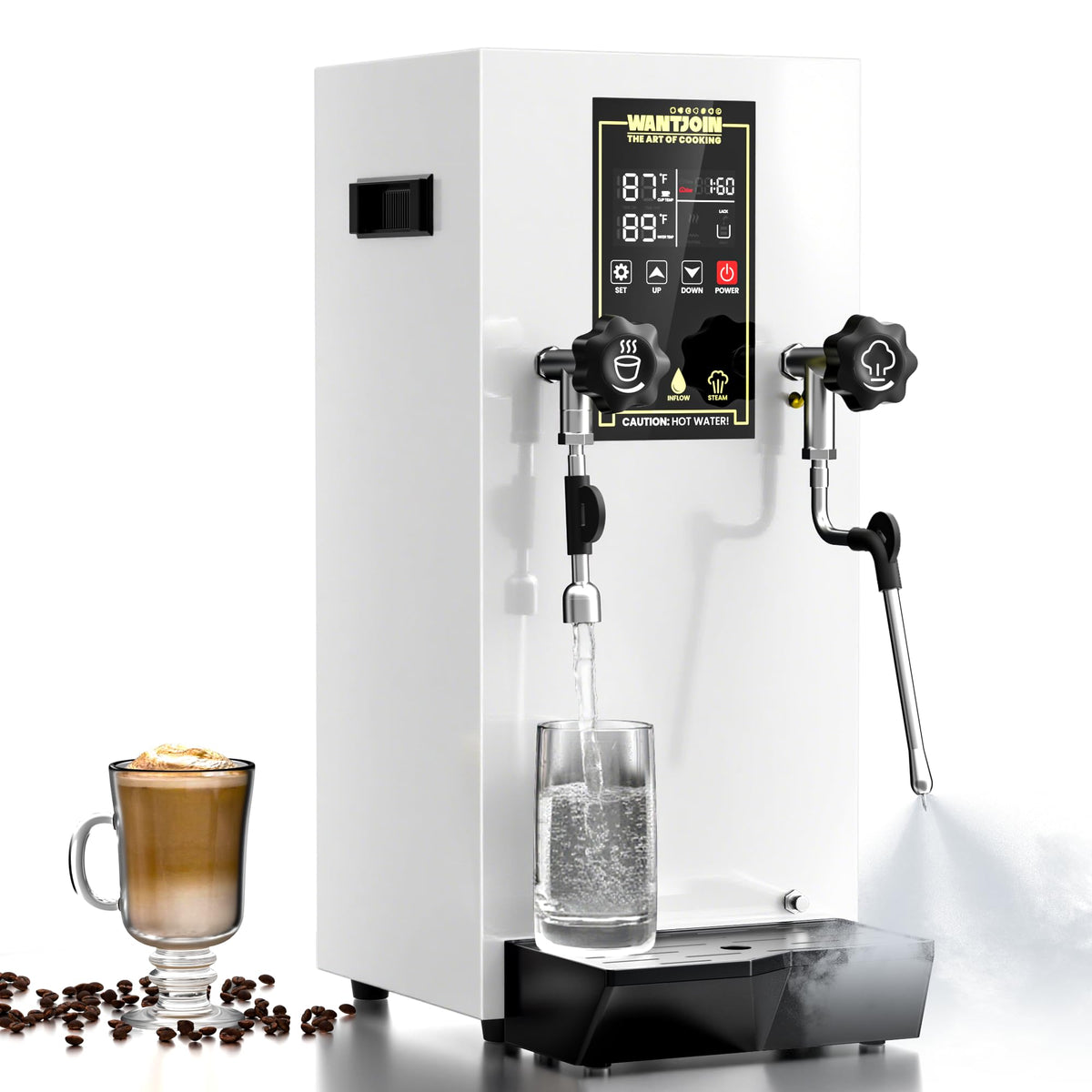Commercial Electric Milk Frother and Steamer for Coffee Shops