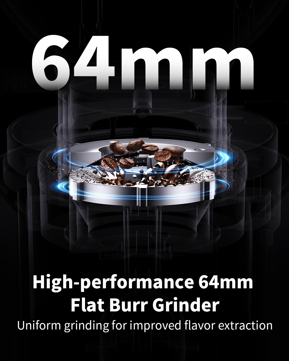 64mm Burr Coffee Grinder