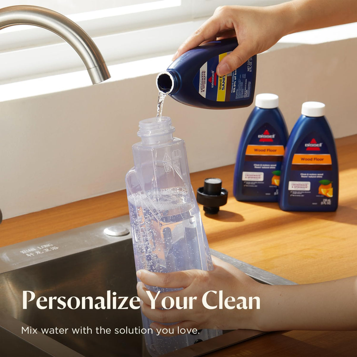 Cordless Spin Mop Cleaner for Sealed Hard Floors