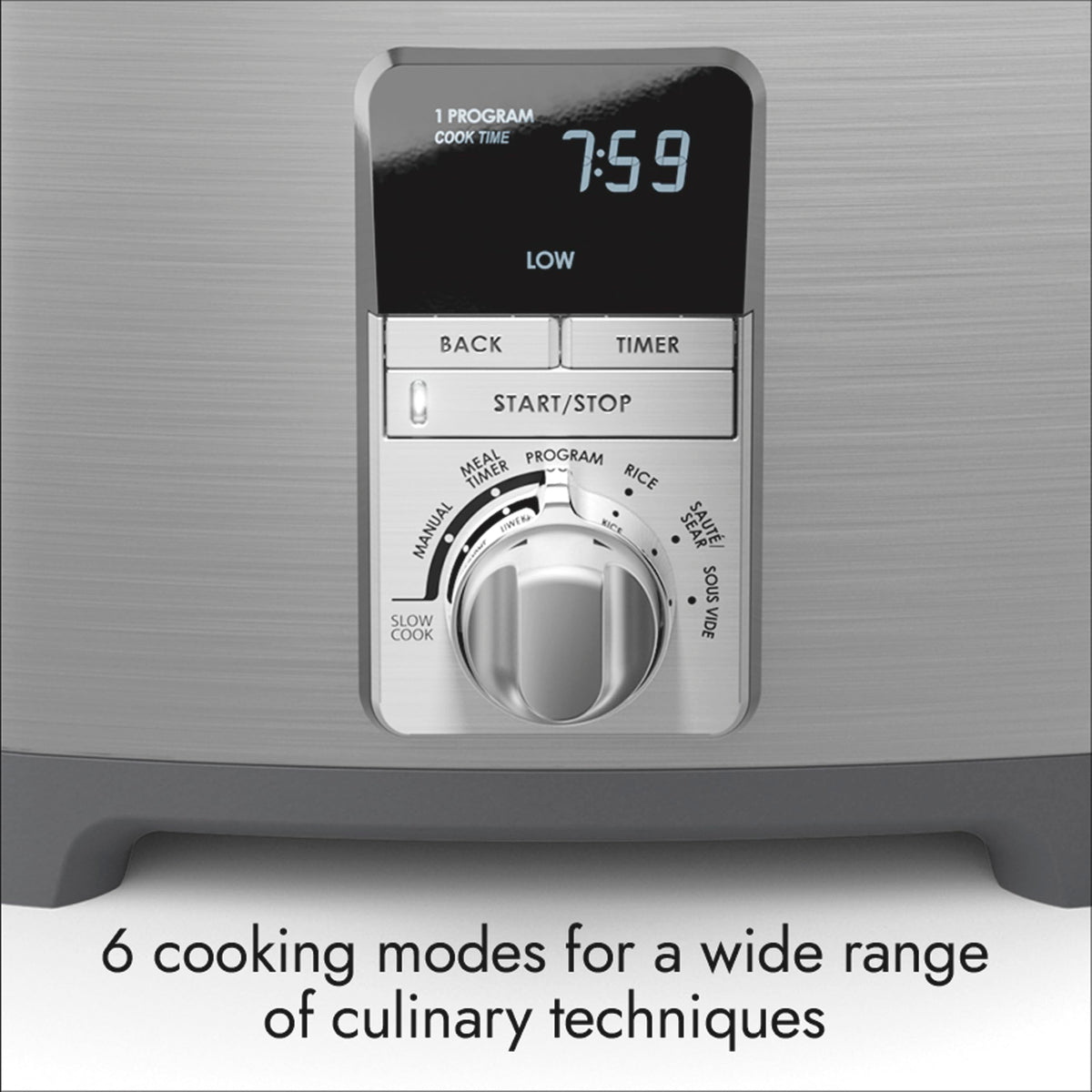 7QT Multi Function Cooker Slow Cooker Rice Cooker Sous Vide