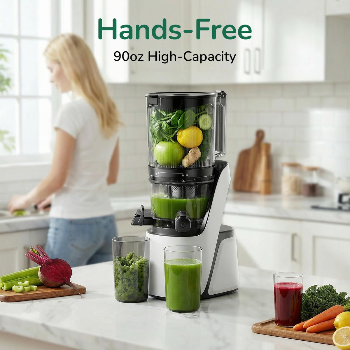 C16 Cold Press Juicer 3 in 1 Slow Masticating Juicer