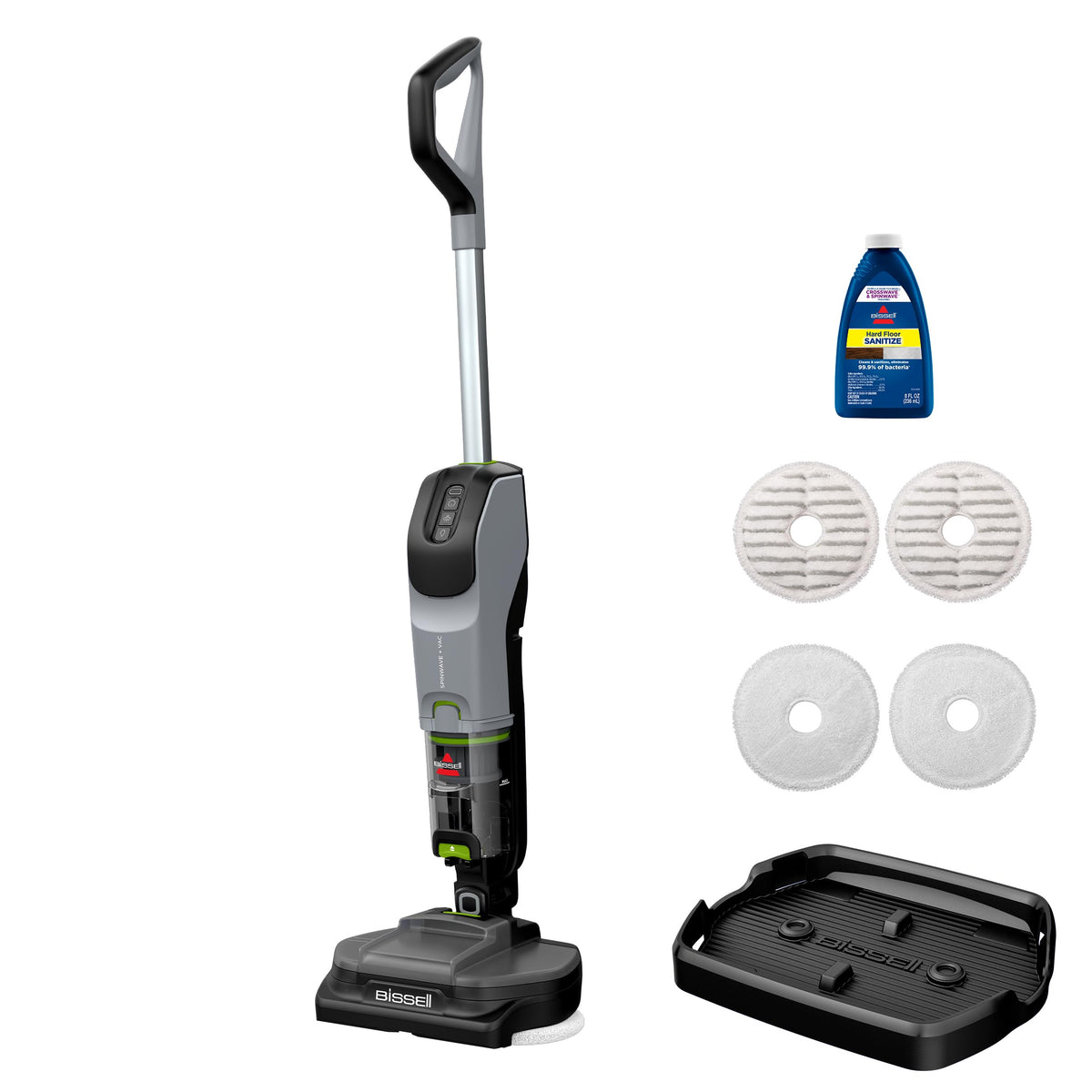 Cordless Spin Mop Cleaner for Sealed Hard Floors