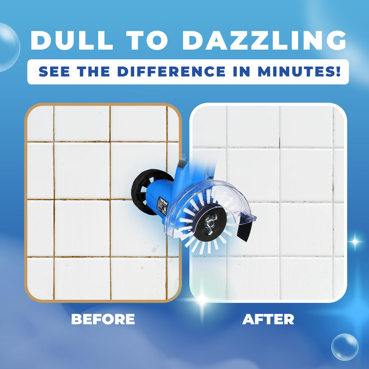 Compact Floor Scrubber for Tile and Grout Cleaning