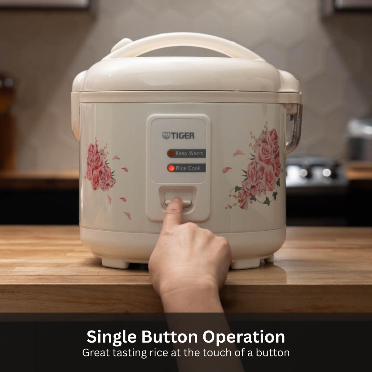 5.5 Cup Rice Cooker with Non Stick Pot and Keep Warm Function