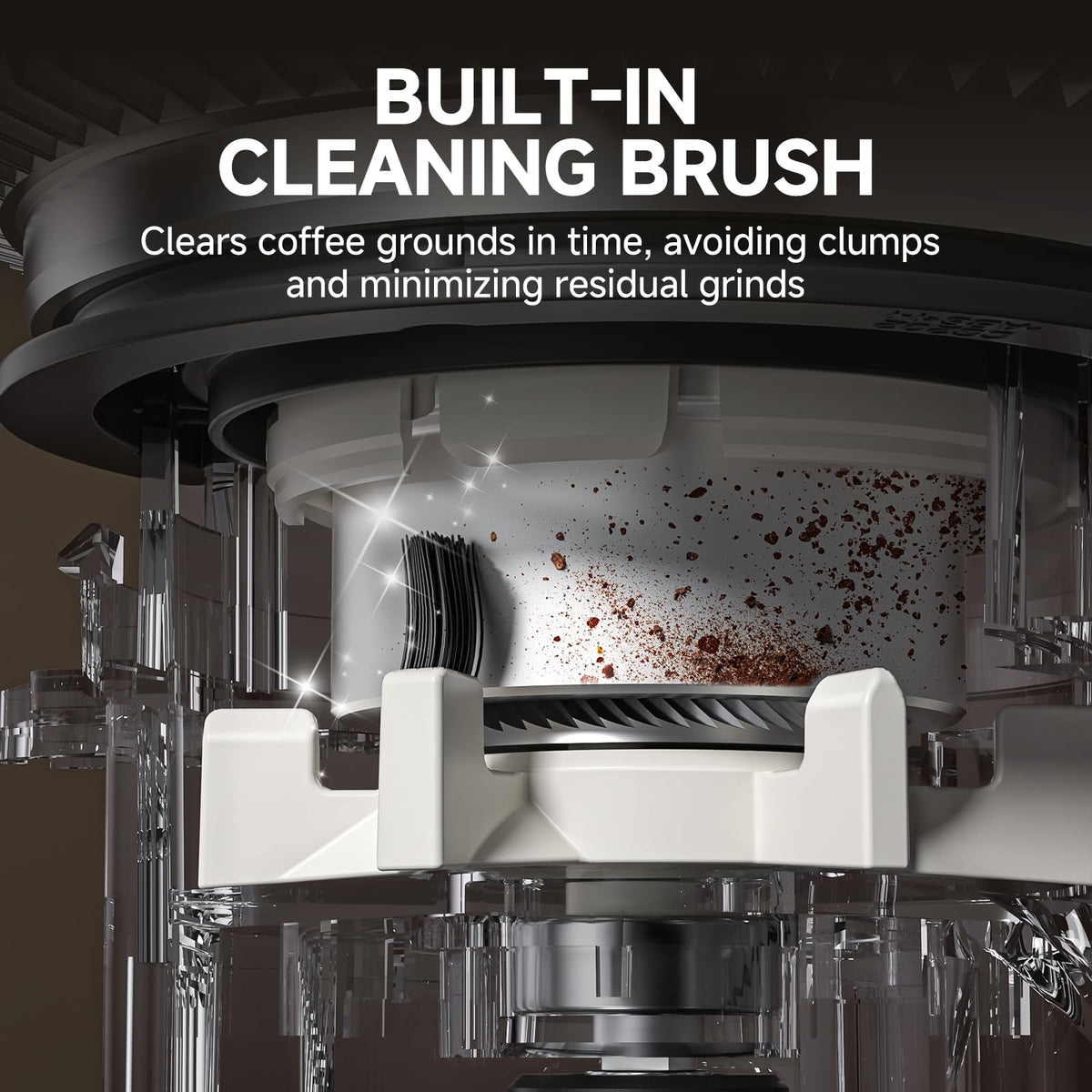 48 Setting Conical Burr Coffee Grinder with Timer and Touchscreen