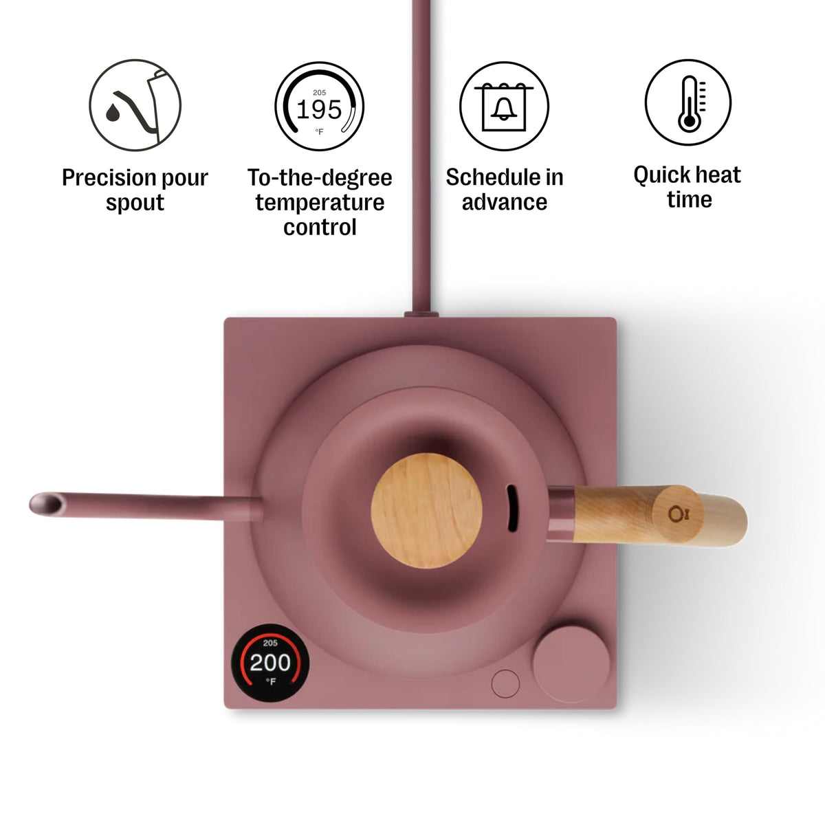 Electric Gooseneck Kettle with Precision Temperature Control