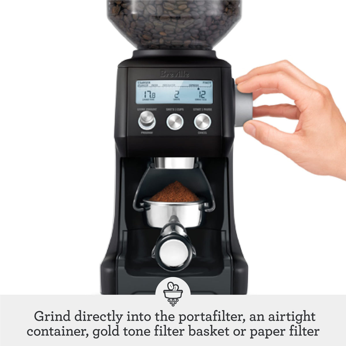 Smart Coffee Bean Grinder with Precision Grind Settings