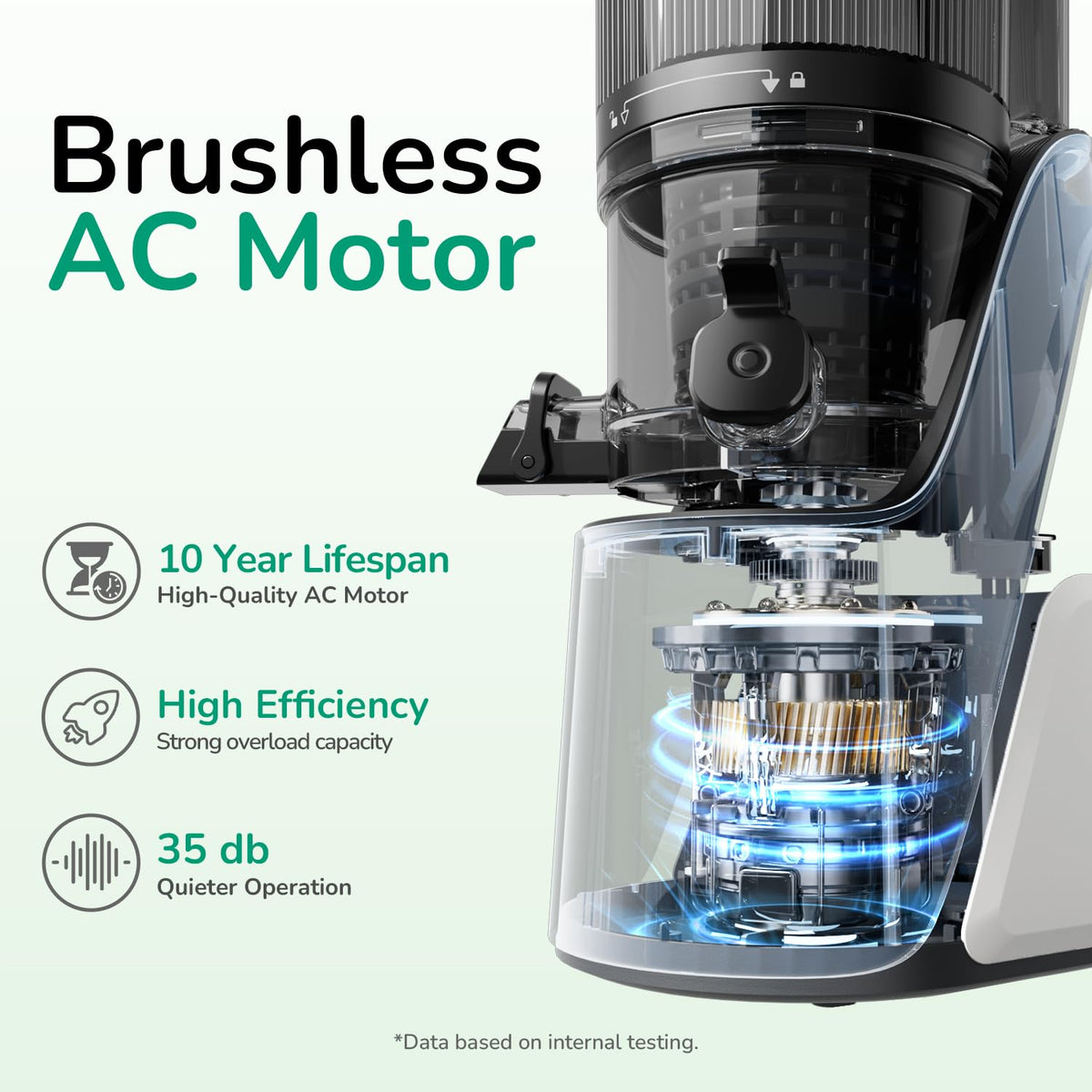 C16 Cold Press Juicer 3 in 1 Slow Masticating Juicer