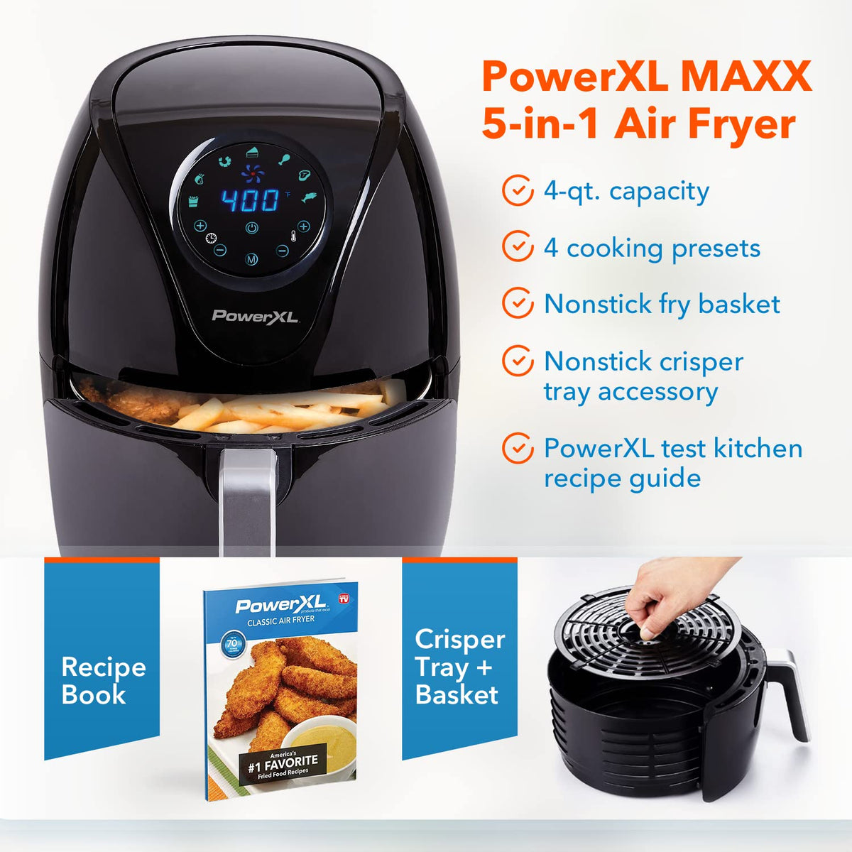 Classic Air Fryer Large Capacity Fast Cooking Kitchen Appliance