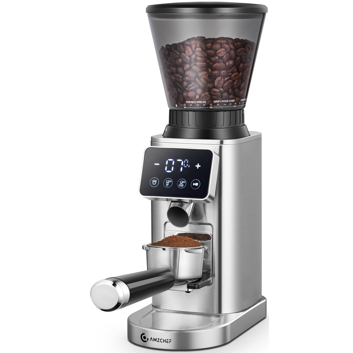 48 Setting Conical Burr Coffee Grinder with Timer and Touchscreen