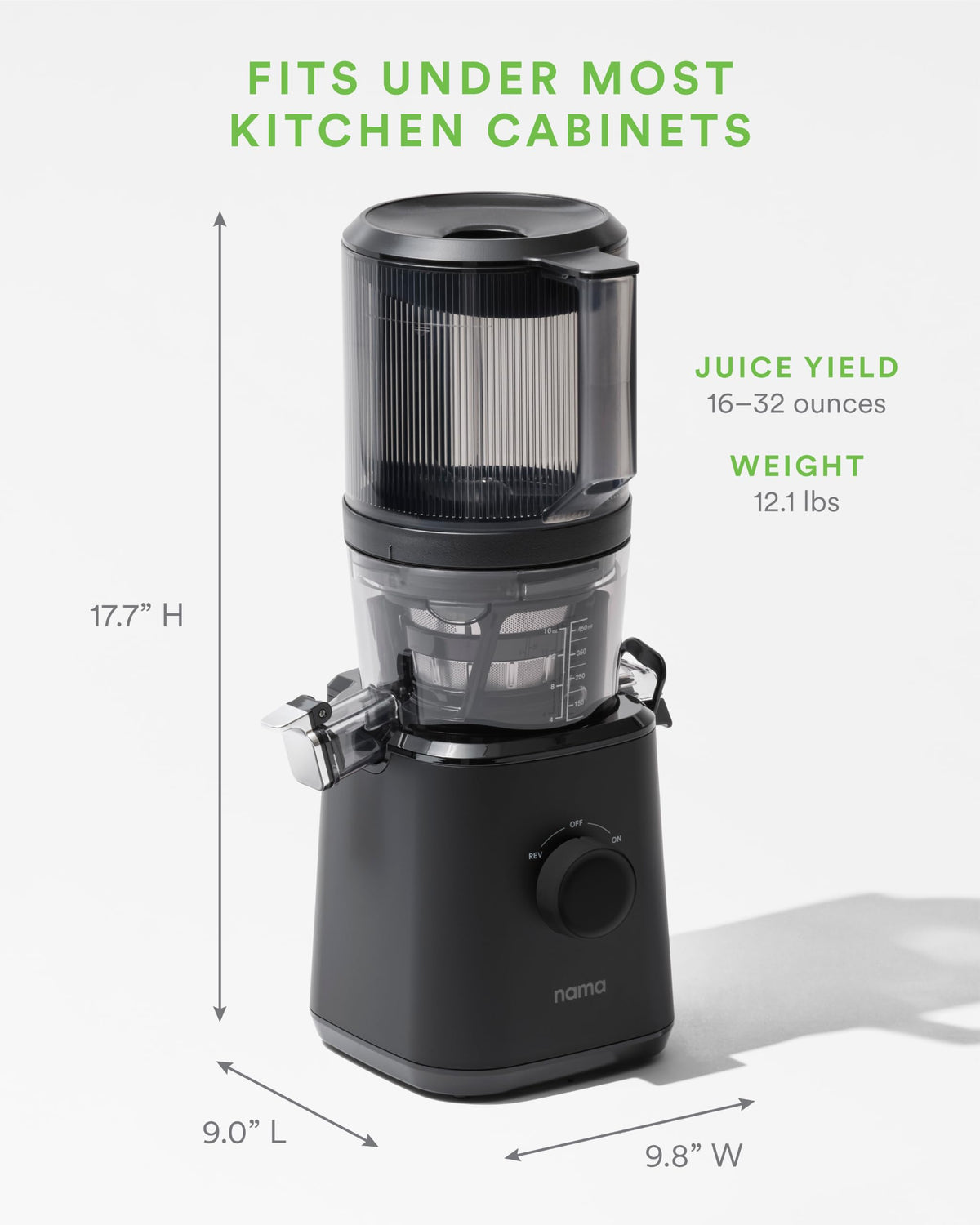 Self Feeding Cold Press Juicer Wide Mouth Masticating Juicer