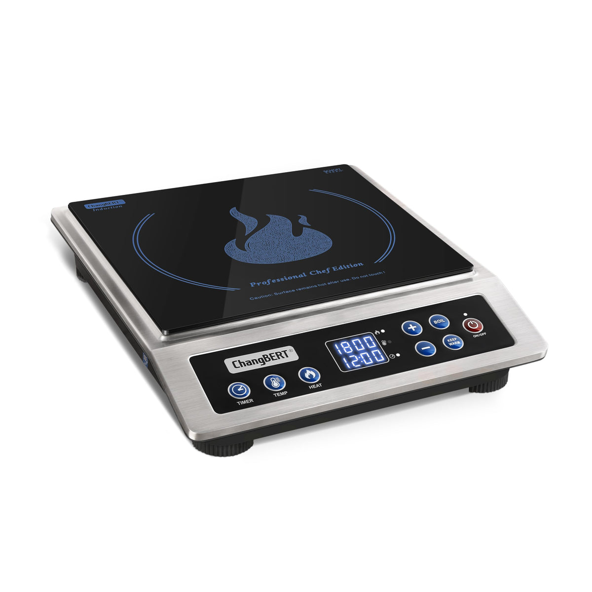 1800W Commercial Induction Cooktop Professional Electric Burner
