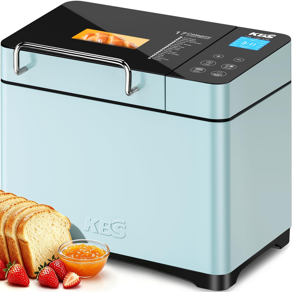 710W 2LB Automatic Bread Maker Machine for Home Baking