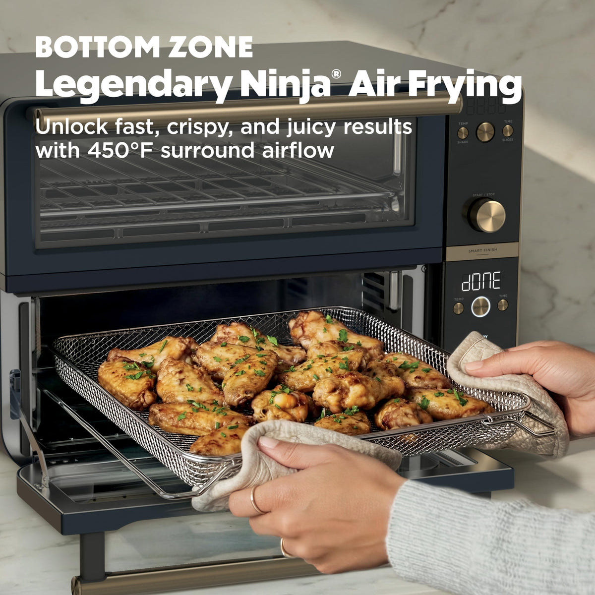 Air Fryer Toaster Oven Combo Large Capacity Kitchen Appliance