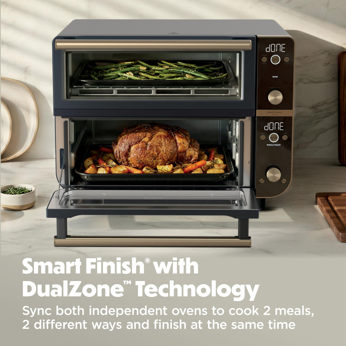 Air Fryer Toaster Oven Combo Large Capacity Kitchen Appliance