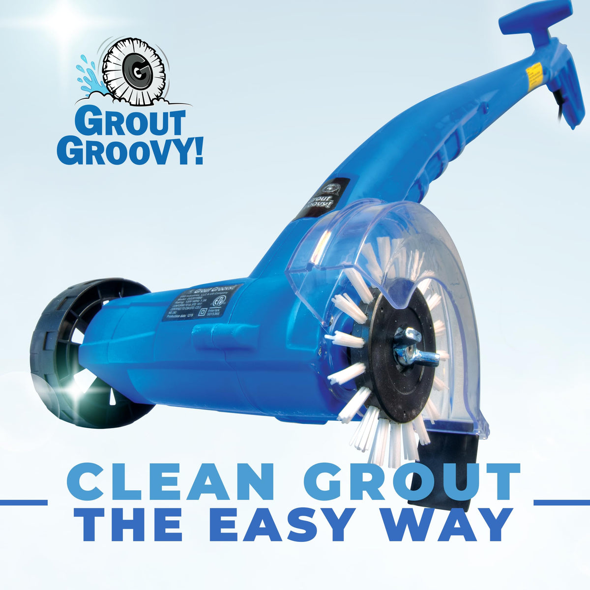 Compact Floor Scrubber for Tile and Grout Cleaning