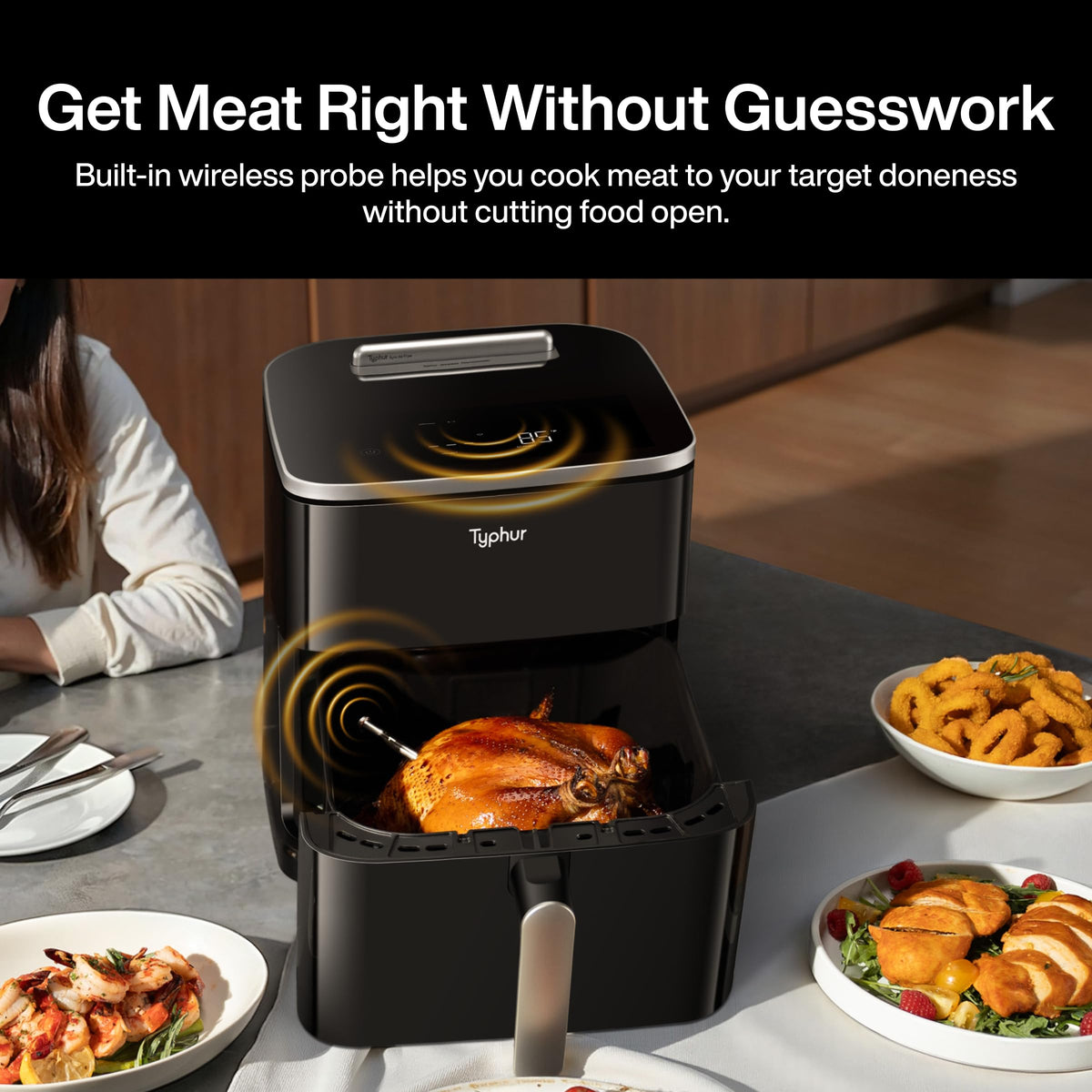 AI Smart Air Fryer Dome 2 Large Capacity