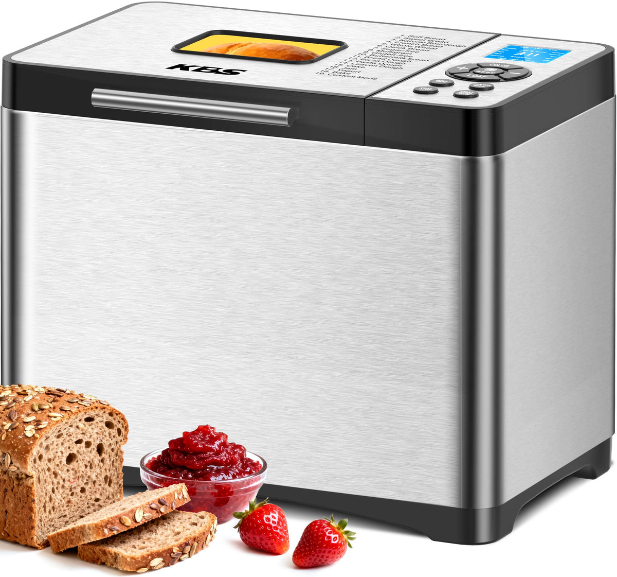 710W 2LB Automatic Bread Maker Machine for Home Baking