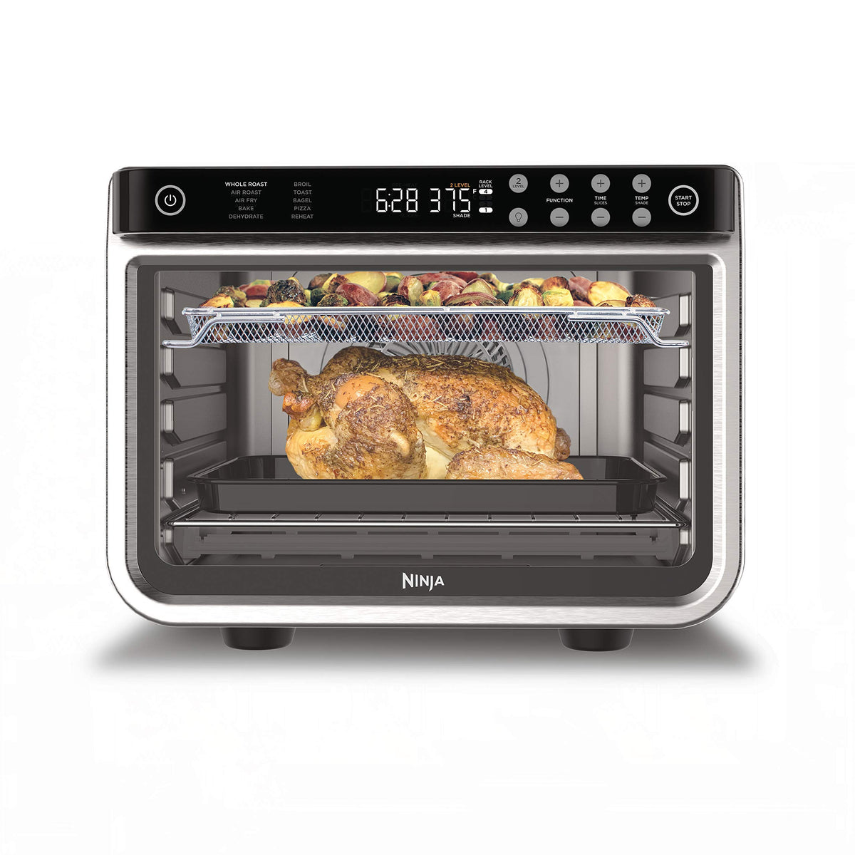 Air Fryer Toaster Oven Combo Large Capacity Kitchen Appliance