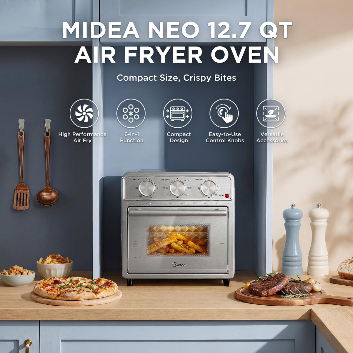 French Door Air Fryer Toaster Oven Flexify Pro