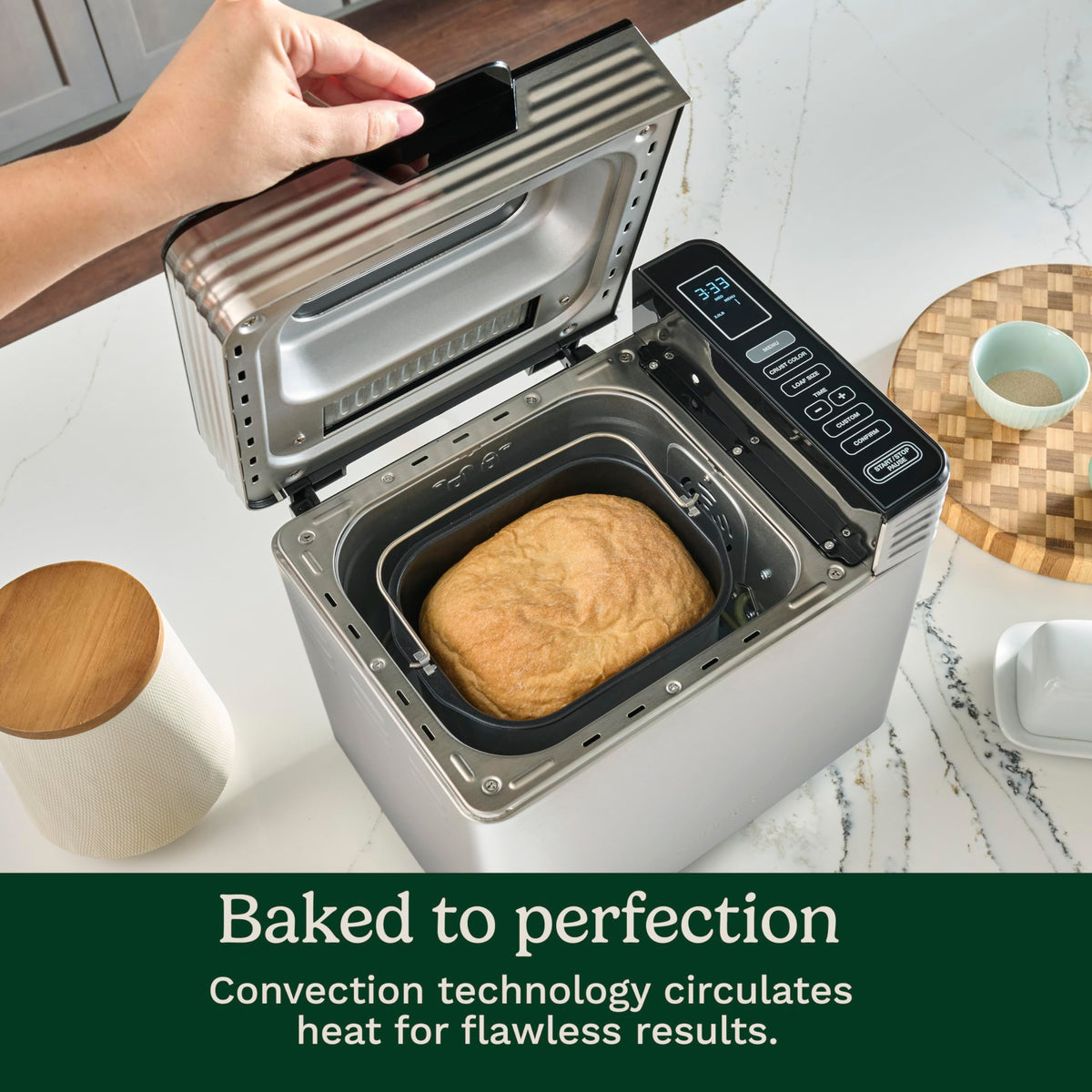 Convection Bread Maker with 16 Programs and 3 Loaf Sizes