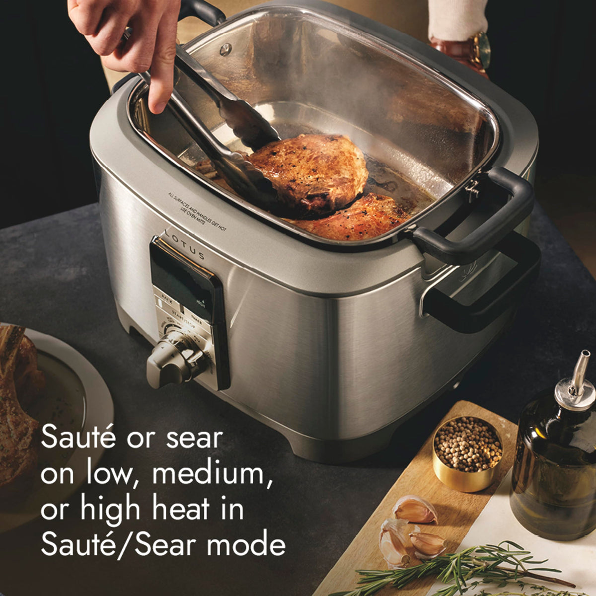 7QT Multi Function Cooker Slow Cooker Rice Cooker Sous Vide
