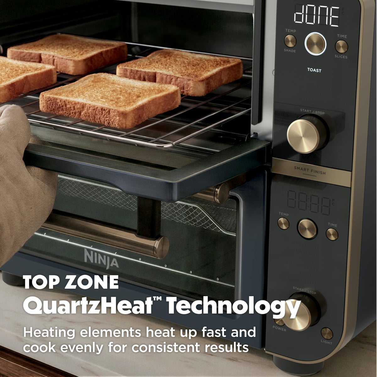 Air Fryer Toaster Oven Combo Large Capacity Kitchen Appliance