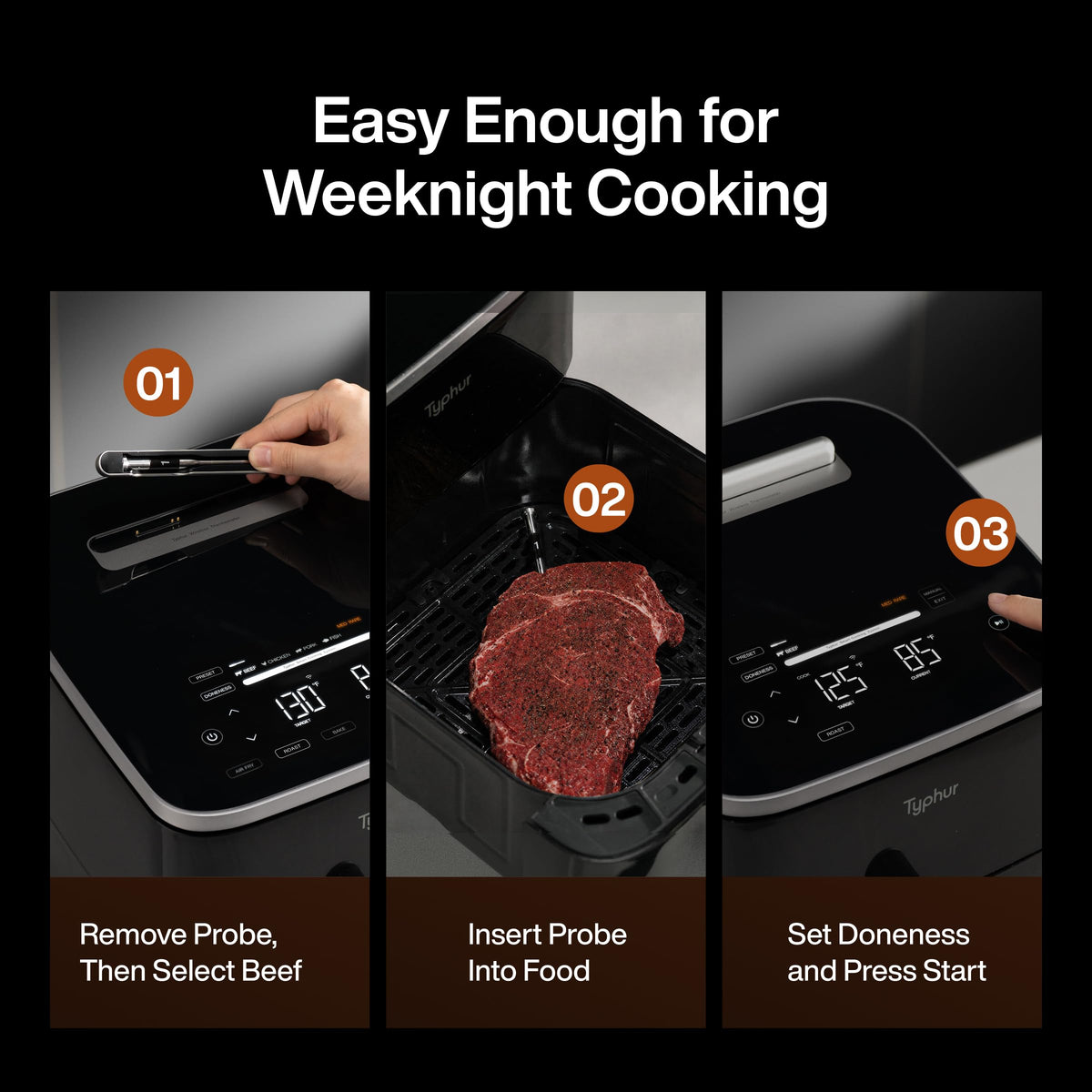 AI Smart Air Fryer Dome 2 Large Capacity