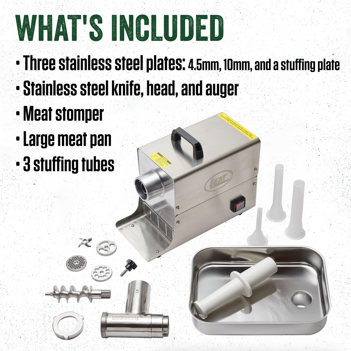 Stainless Steel Electric Meat Grinder Machine