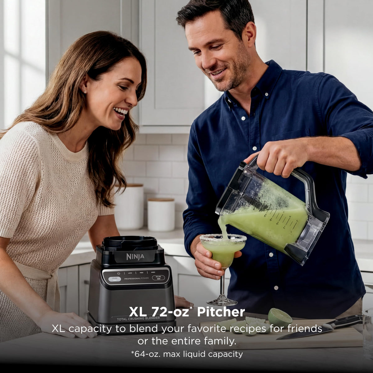 1200W Professional Blender 72oz Pitcher Auto iQ Smoothie Maker