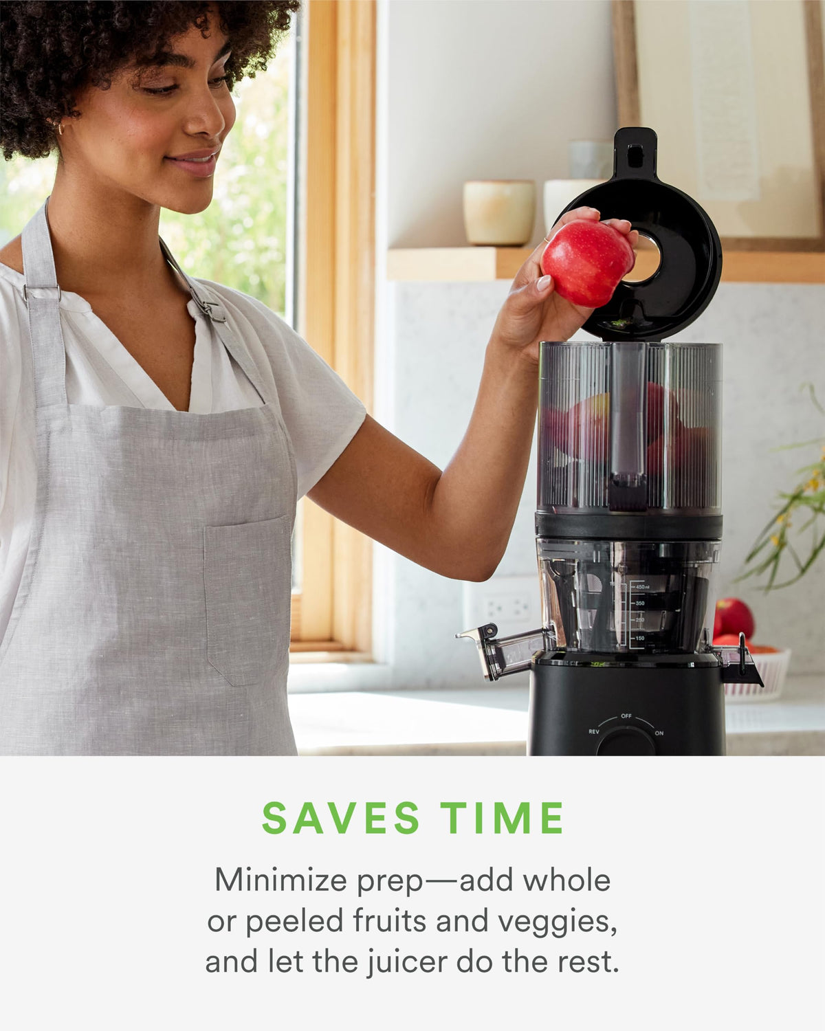 Self Feeding Cold Press Juicer Wide Mouth Masticating Juicer